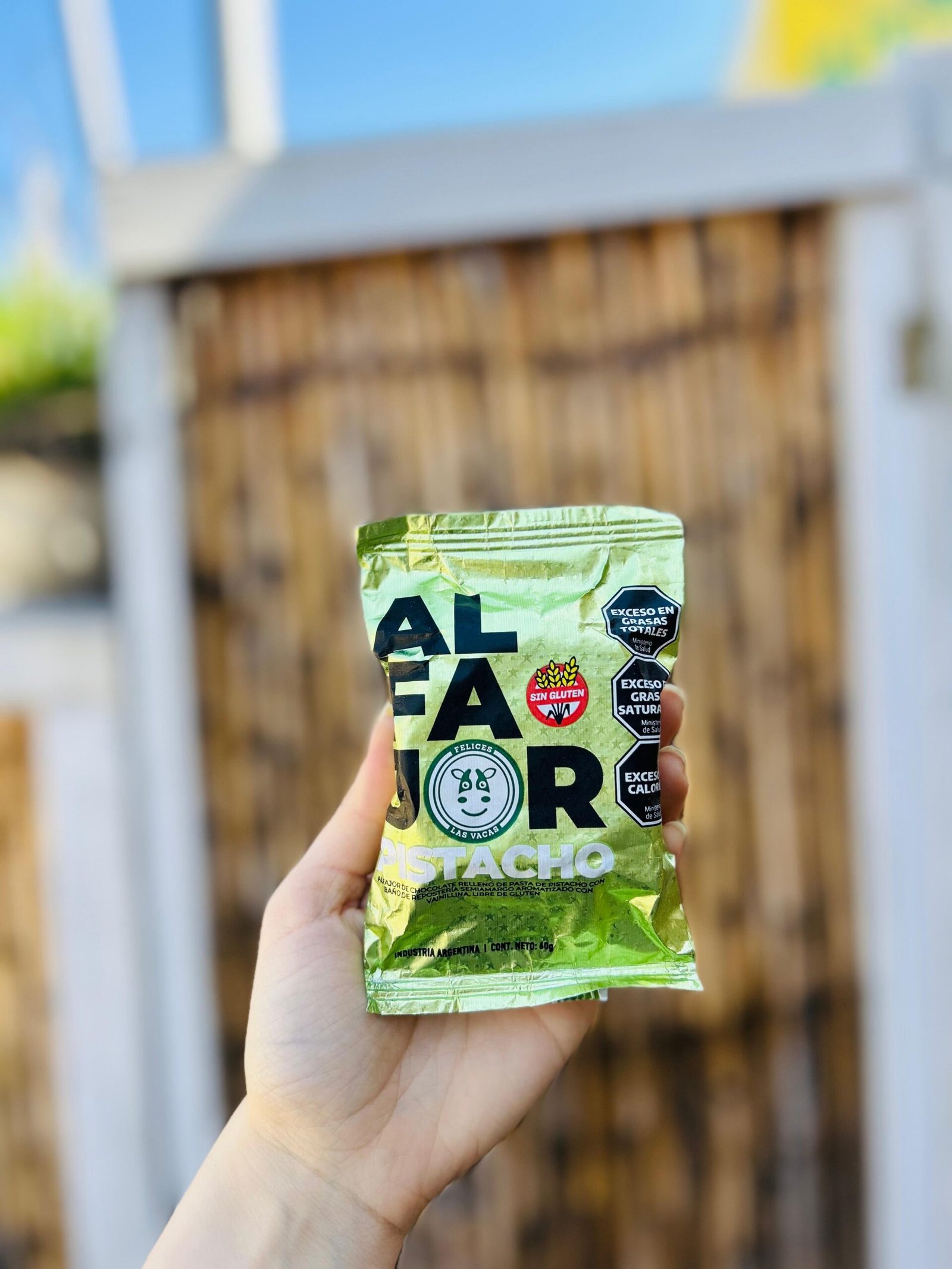 ALFAJOR PISTACHO FELICES LAS VACAS
