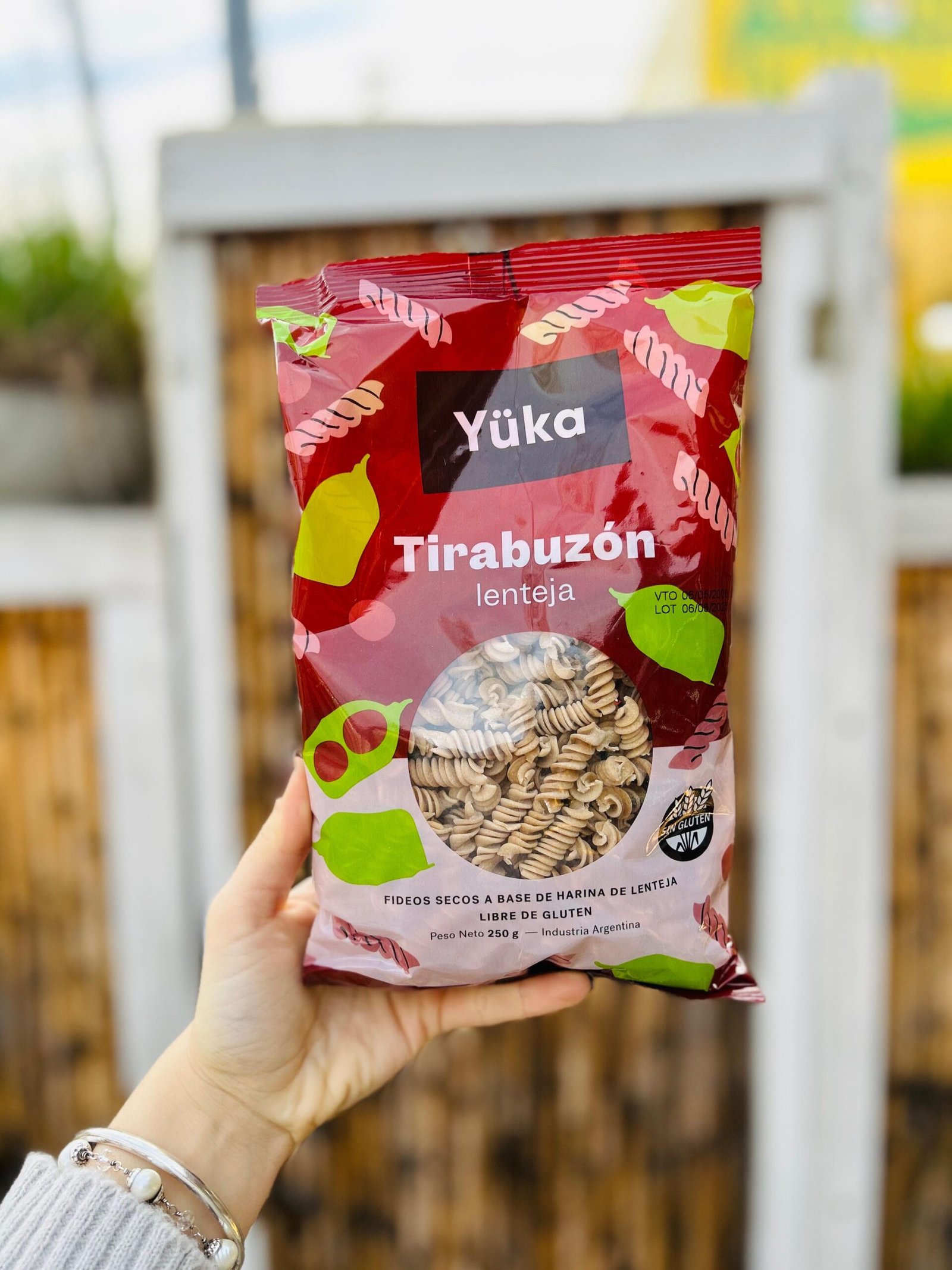 FIDEOS TIRABUZON YUKA LENTEJAS X 250 G