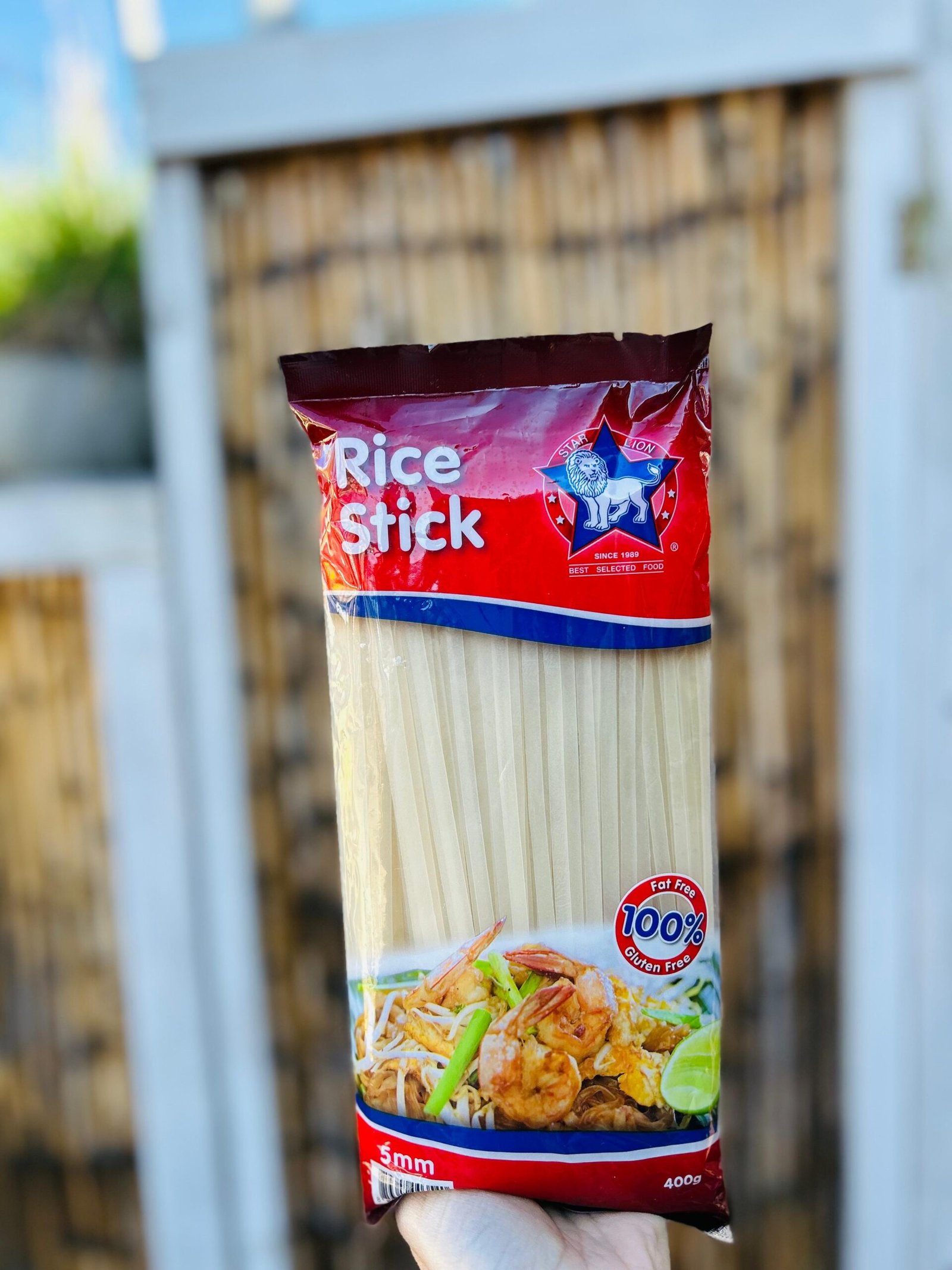 FIDEOS DE ARROZ STAR LION STICK 5 MM X 400 G