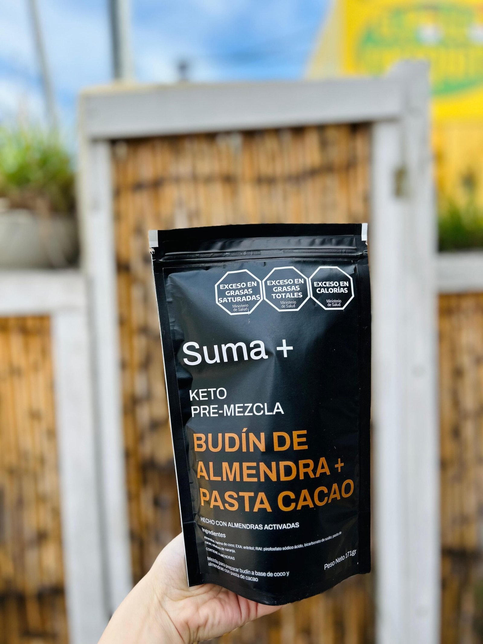 PREMEZCLA BUDIN ALMENDRA CON PASTA DE CACAO SUMA +