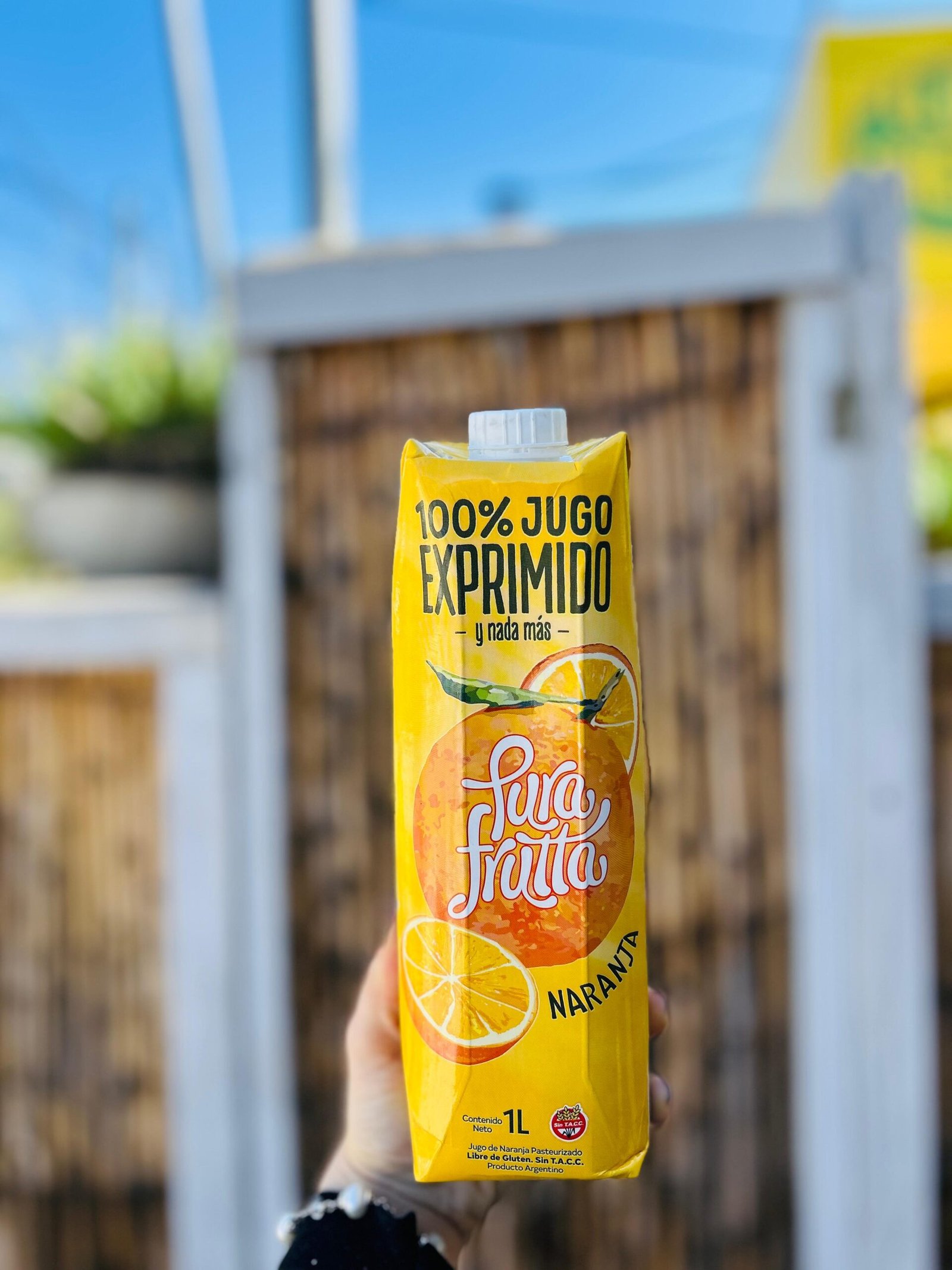 JUGO NATURAL DE NARANJA PURA FRUTTA X 1 L