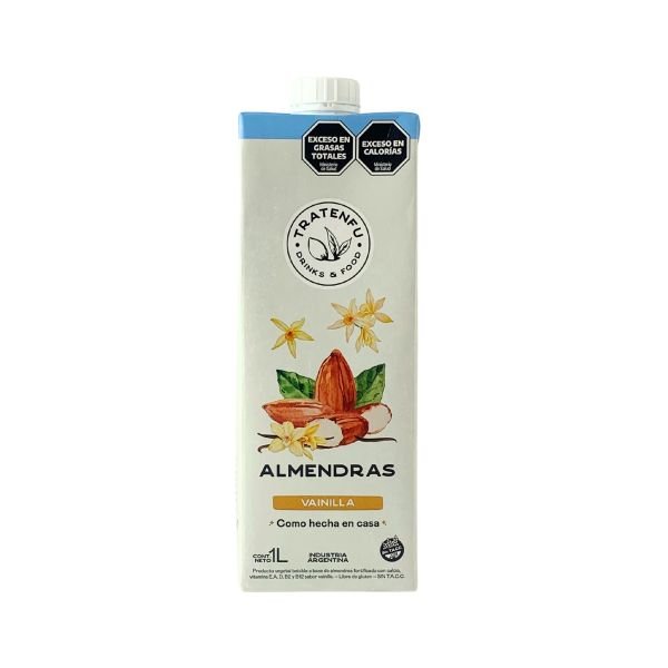 LECHE DE ALMENDRA SABOR VAINILLA SIN AZÚCAR AGREGADA