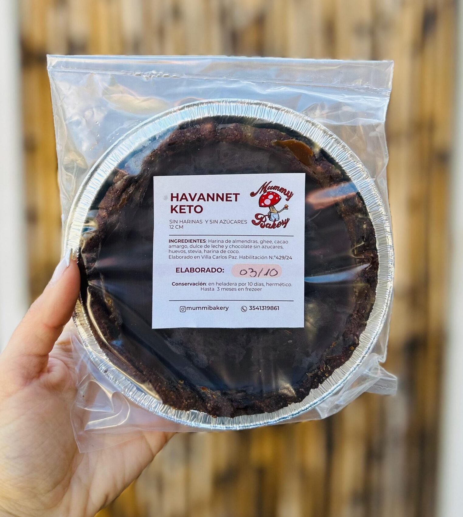 TARTA HAVANNET KETO MUMMY BAKERY