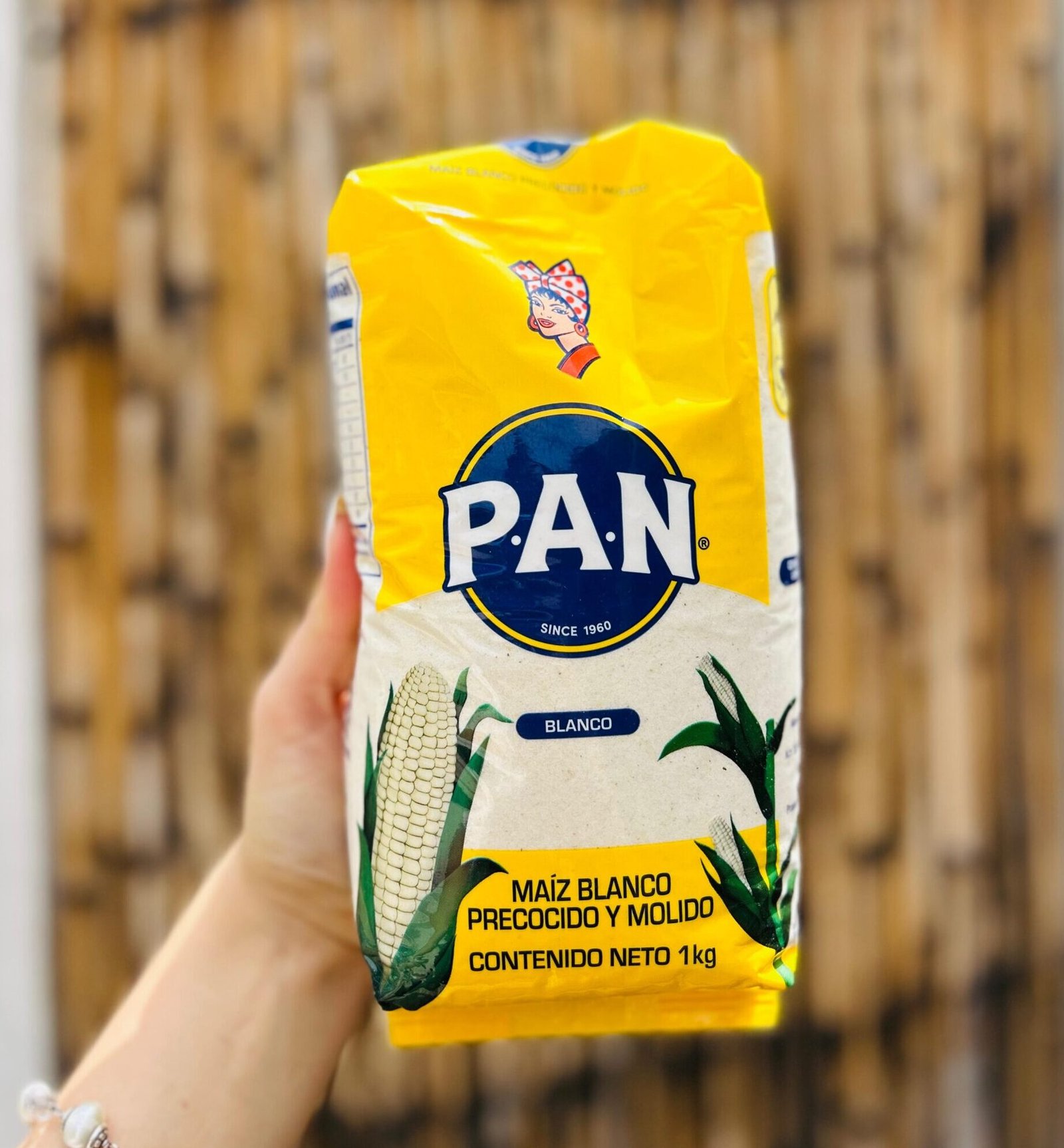 HARINA PAN DE MAIZ BLANCO 1 KG