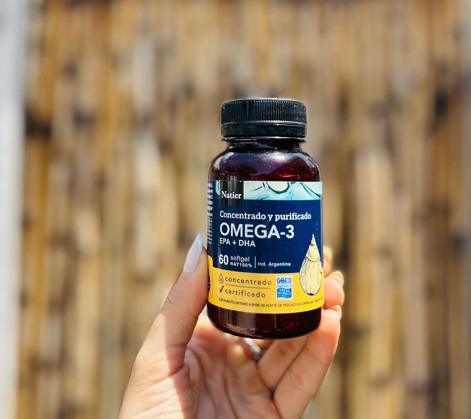 OMEGA 3 EPA+DHA NATIER X 60 CAP