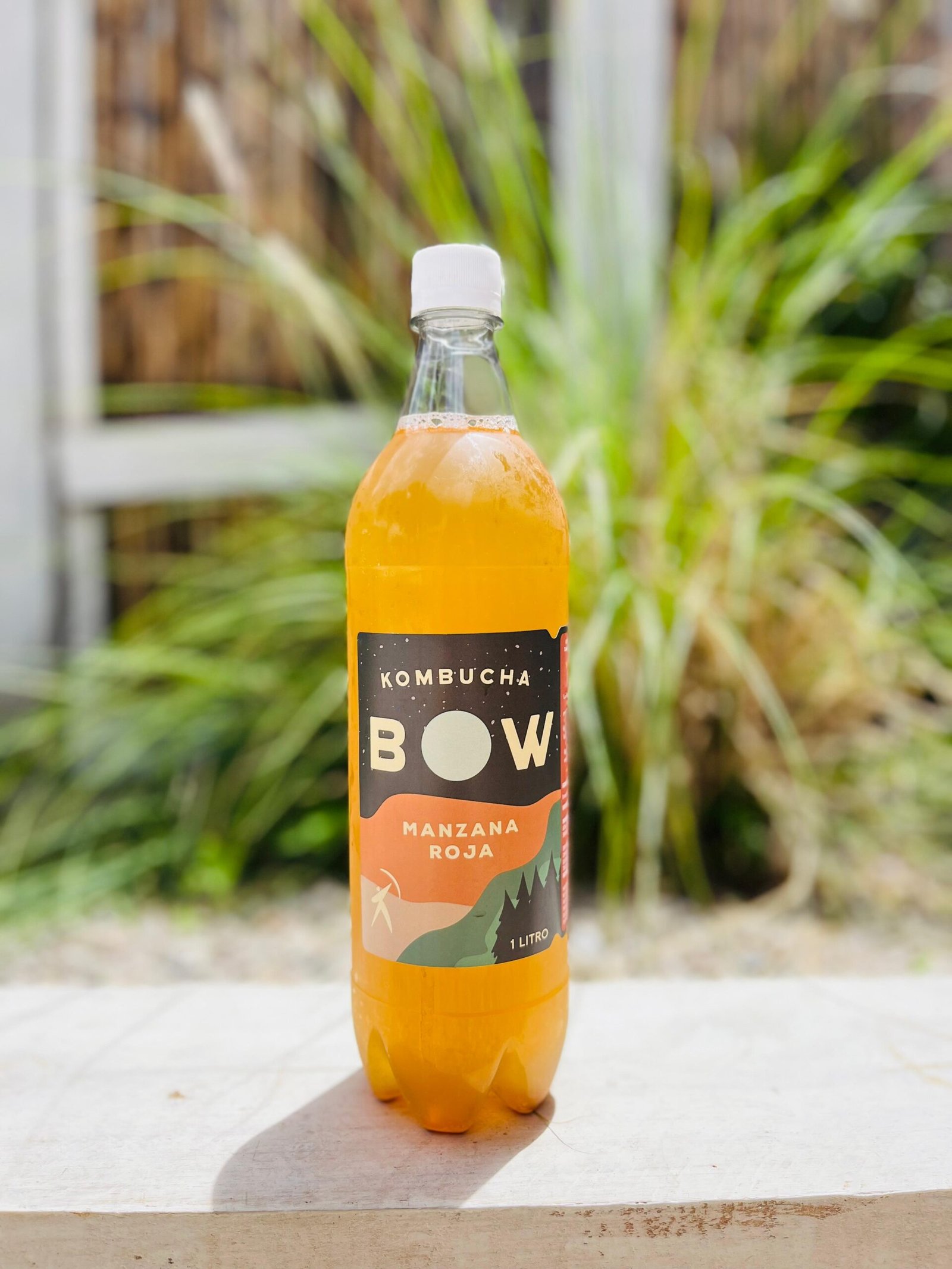 KOMBUCHA BOW MANZANA ROJA 1 L