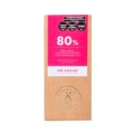 CHOCOLATE 80% SIN AZUCAR CON CASTAÑA DE CAJU DR CACAO