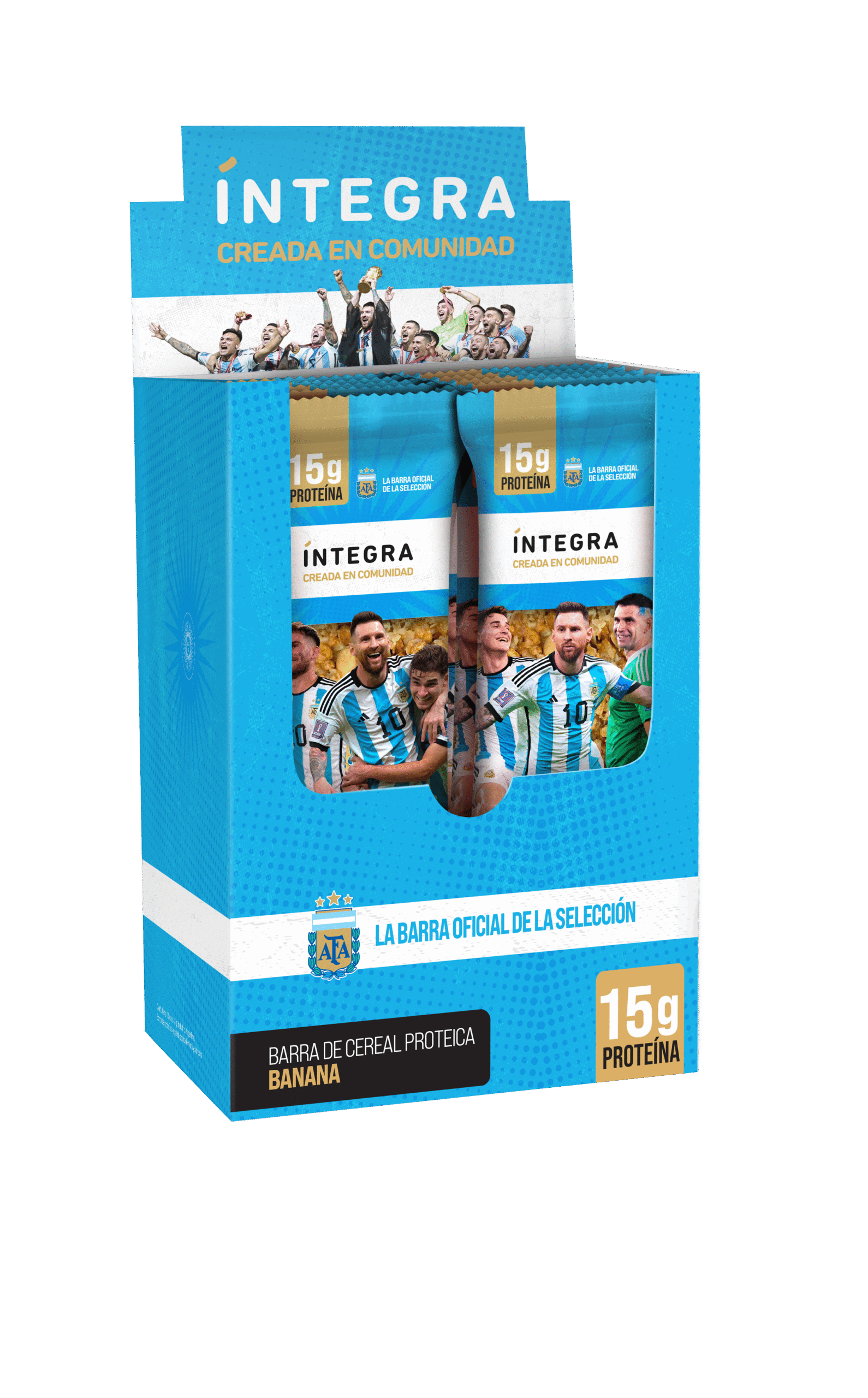 BARRA INTEGRA PROTEICA BANANA EDICION LIMITADA AFA