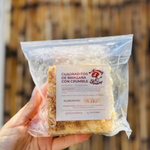 CUADRADITO KETO MANZANA CRUMBLE MUMMY BAKERY