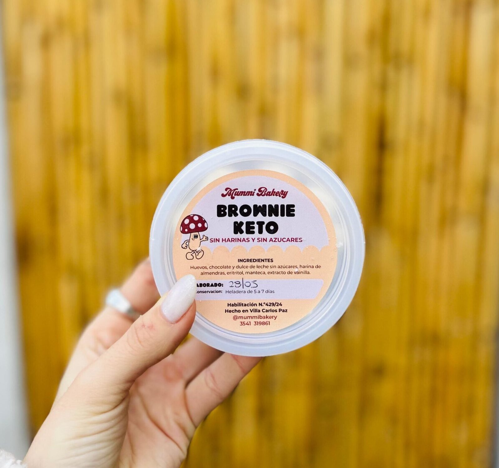 POSTRE MARQUISE BROWNIE KETO MUMMY BAKERY