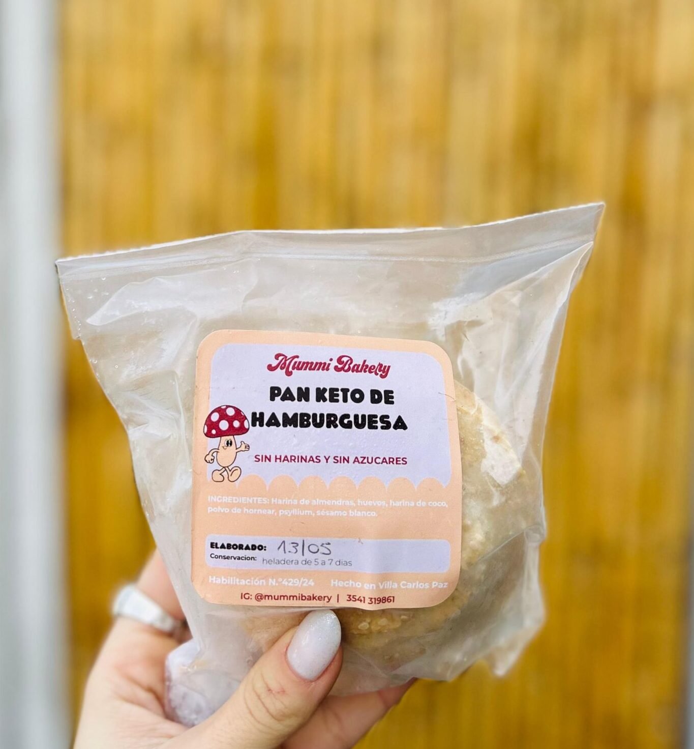PAN HAMBURGUESA KETO MUMMY BAKERY