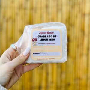 CUADRADITO KETO LIMON GLASEADO MUMMY BAKERY