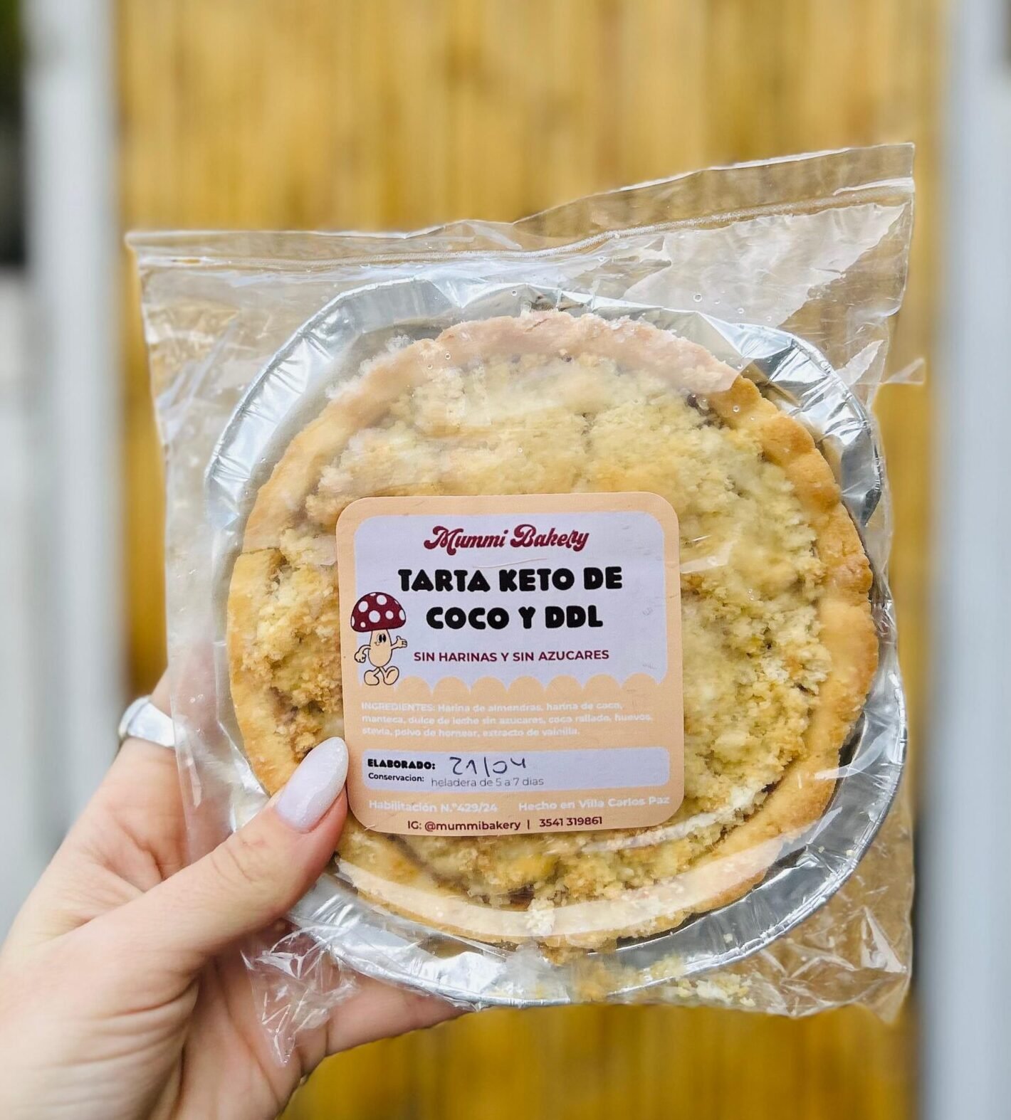 TARTA DE COCO Y DULCE DE LECHE KETO MUMMY BAKERY