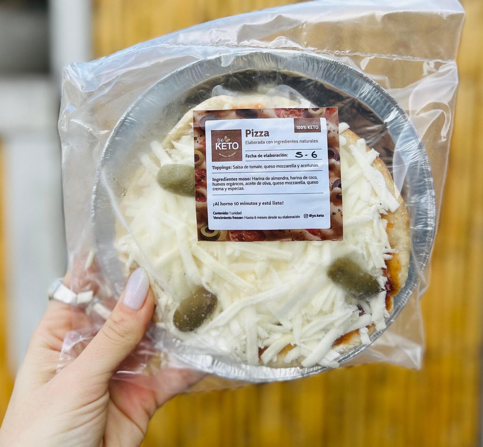 PIZZA INDIVIDUAL YO KETO
