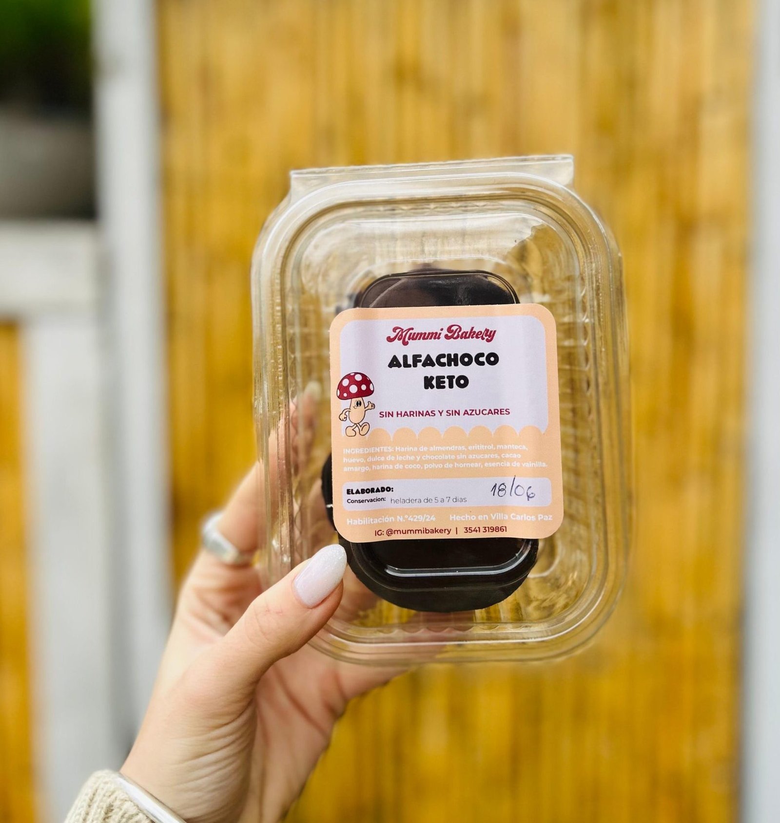 ALFAJOR KETO MUMMY BAKERY BAÑADOS