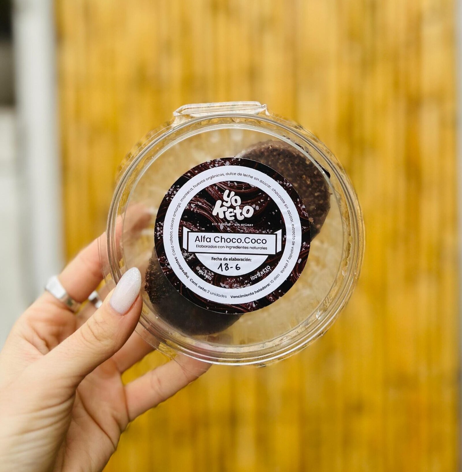 ALFAJOR CHOCO COCO YO KETO X 2 UN
