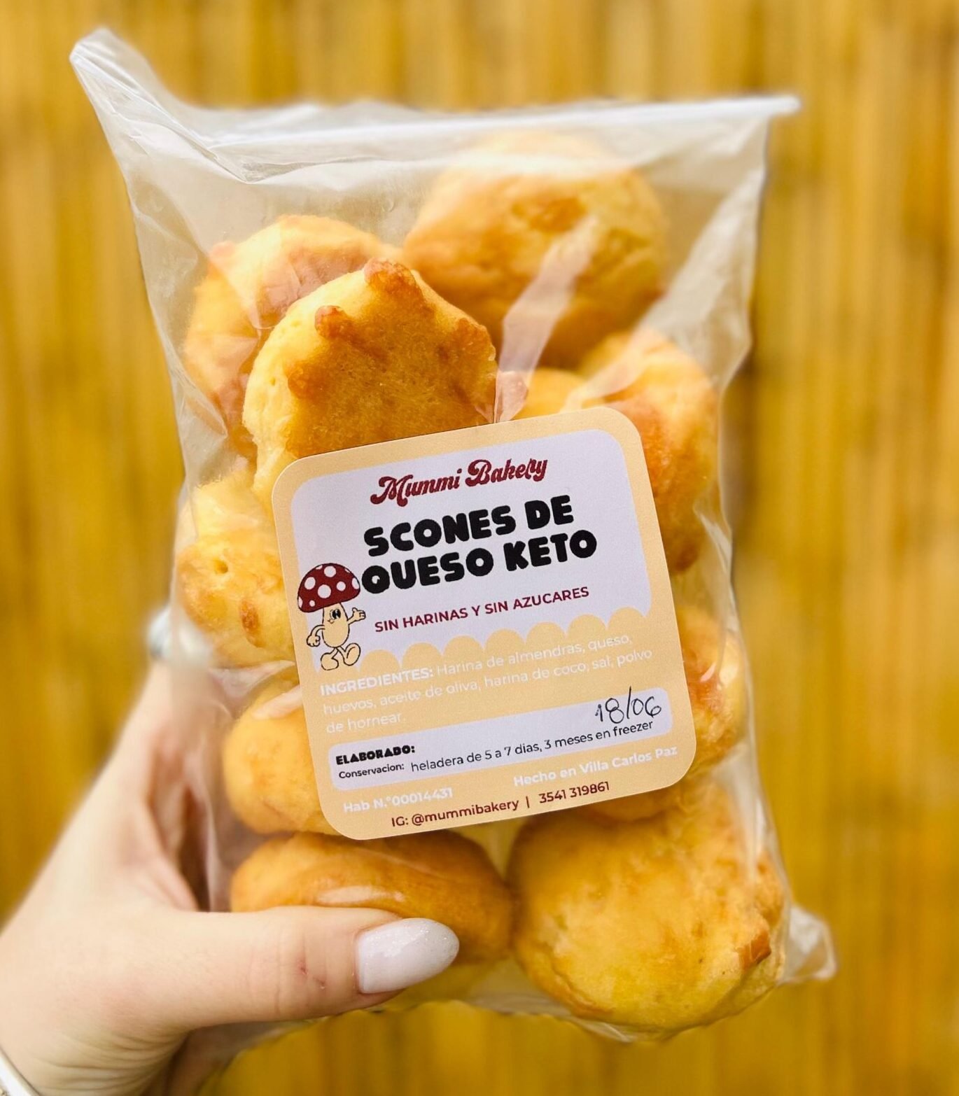 SCON DE QUESO KETO MUMMY BAKERY