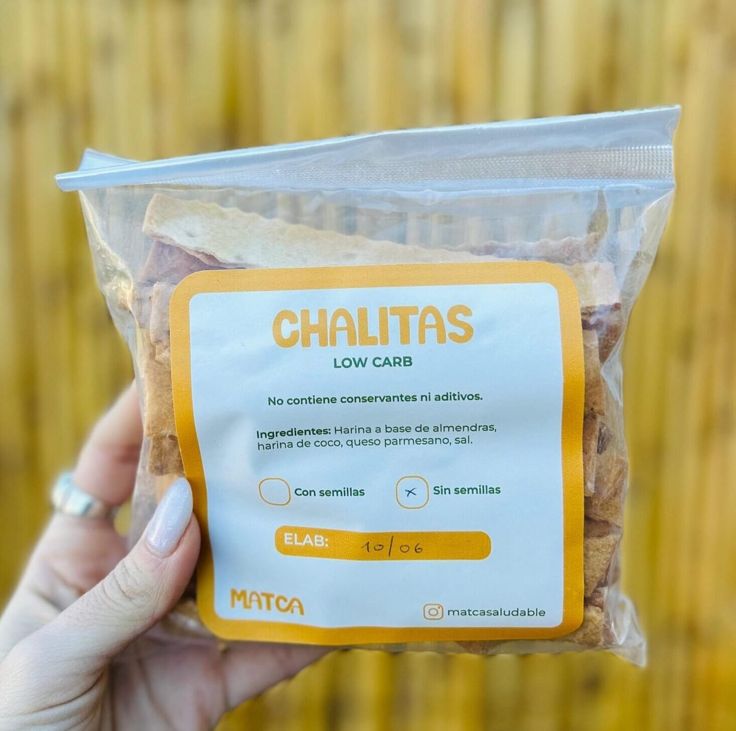 CHALITAS MATCA SIN SEMILLAS