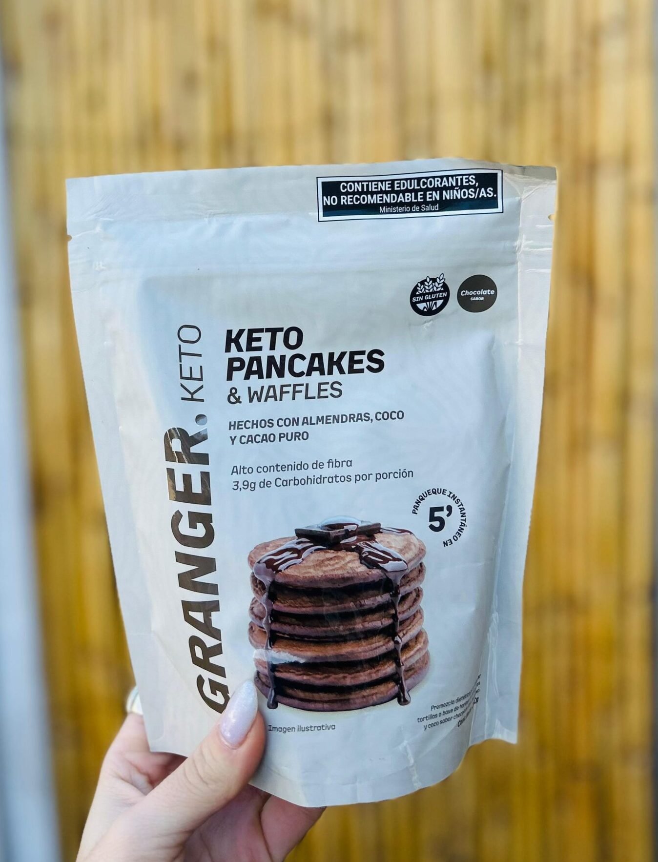 PREMEZCLA GRANGER KETO PANCAKES CHOCOLATE 200 G