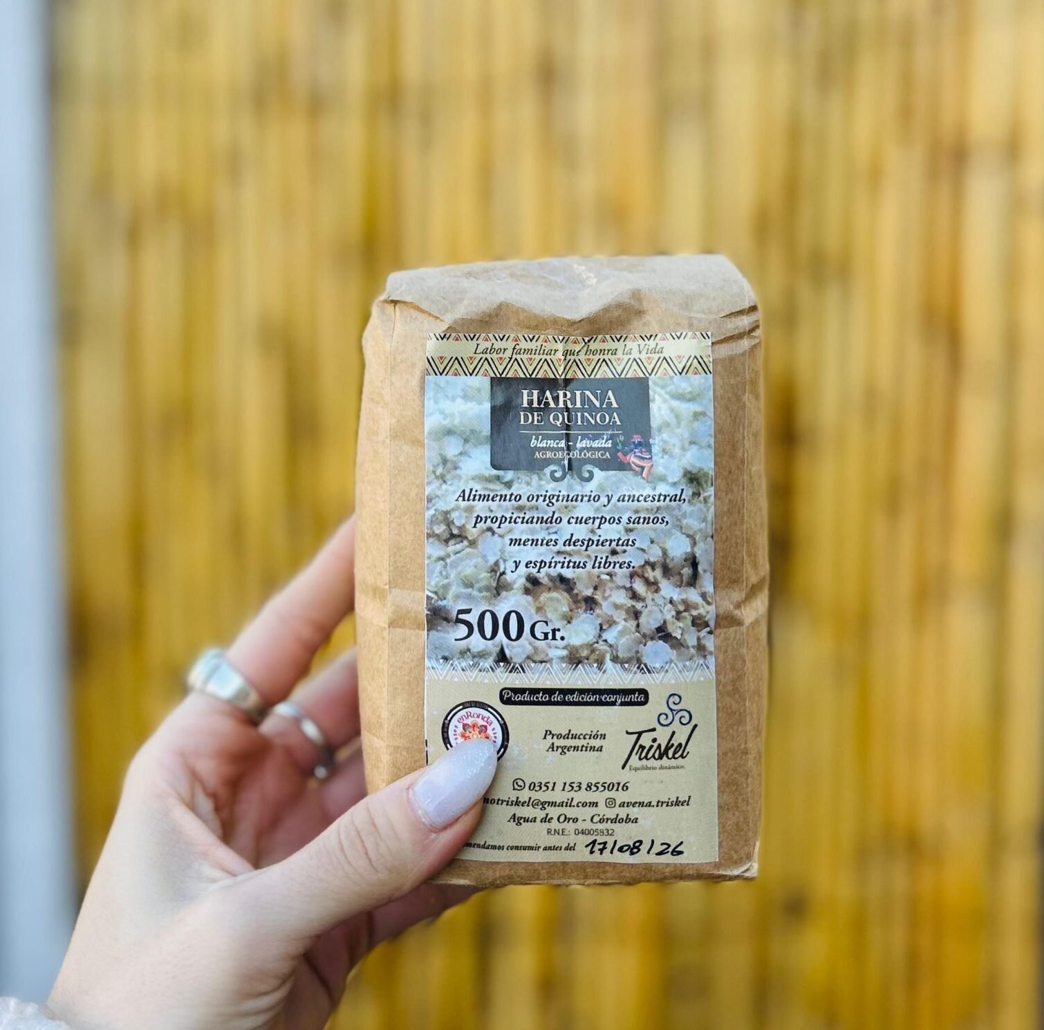 HARINA DE QUINOA TRISKEL 500 G
