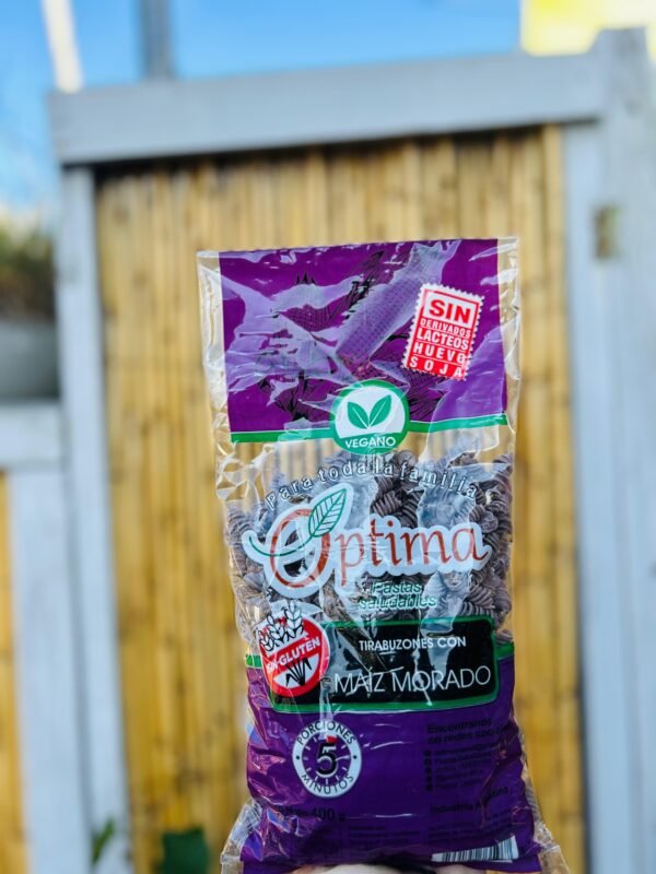 FIDEOS DE MAIZ MORADO OPTIMA X 400 G SIN GLUTEN